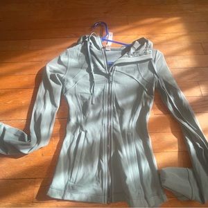 lululemon tidewater teal hooded define jacket